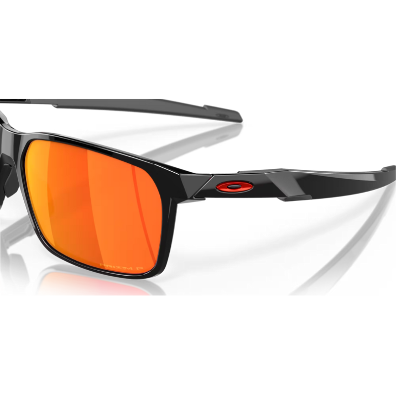 Oakley Portal X in Polished Black Prizm Ruby PolarizedLens-5